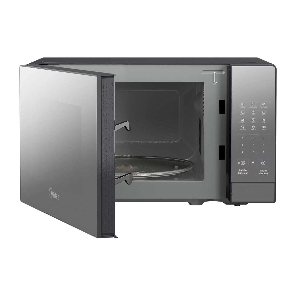 Horno de Microondas Midea 0.7 Pies Cúbicos Negro MMDR07S2MB