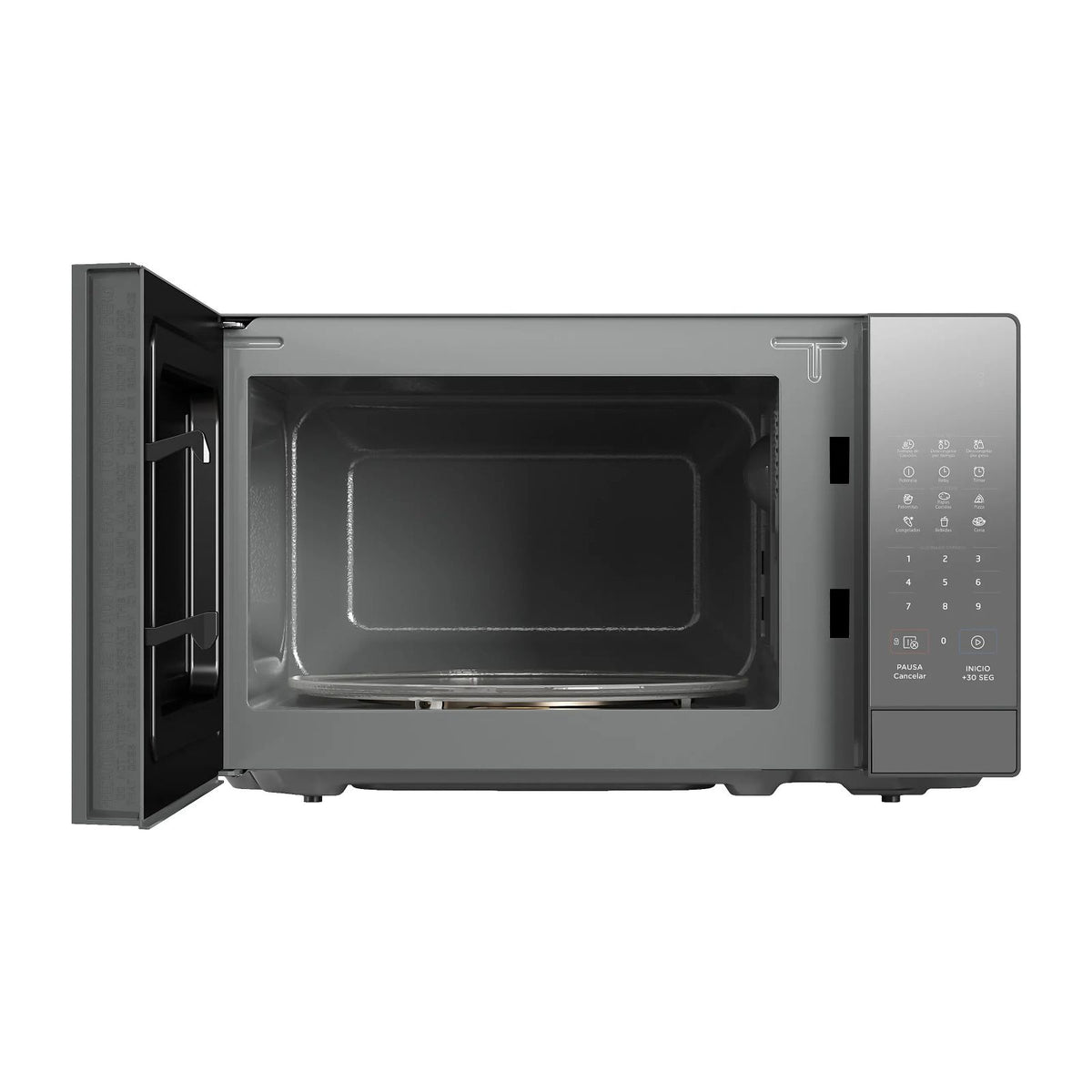 Horno de Microondas Midea 0.7 Pies Cúbicos Negro MMDR07S2MB
