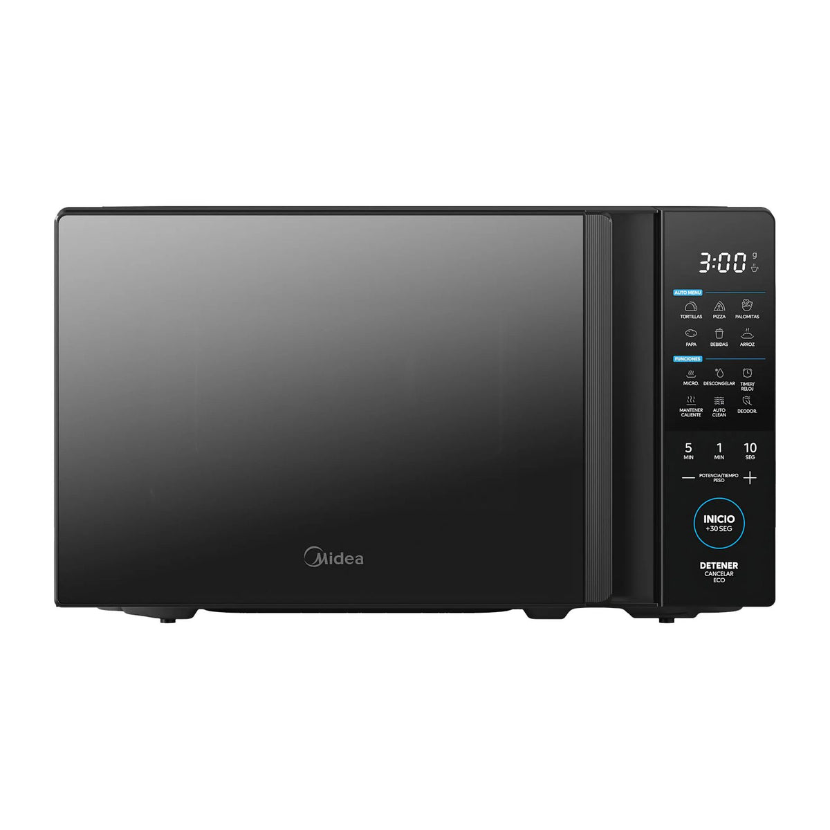 Horno de Microondas Midea 0.7 Pies Cúbicos Negro MMDT07S2MB
