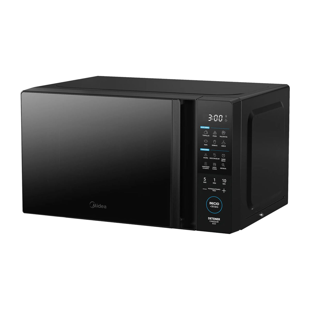 Horno de Microondas Midea 0.7 Pies Cúbicos Negro MMDT07S2MB