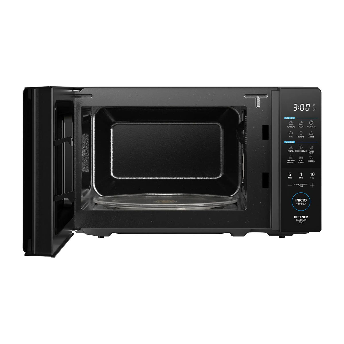 Horno de Microondas Midea 0.7 Pies Cúbicos Negro MMDT07S2MB