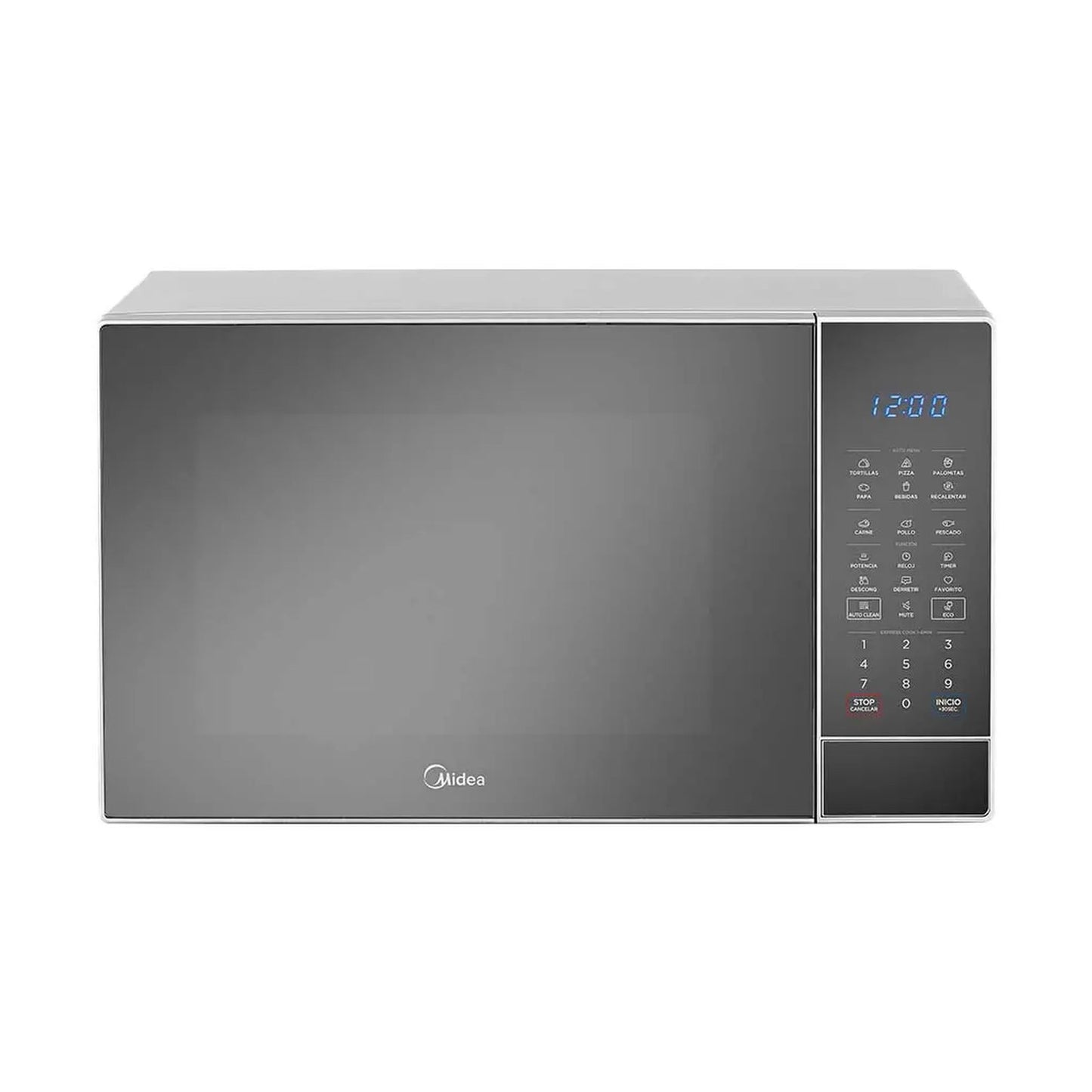 Horno de Microondas Midea 1.1 Pies Cúbicos Gris MMDX211S2MG