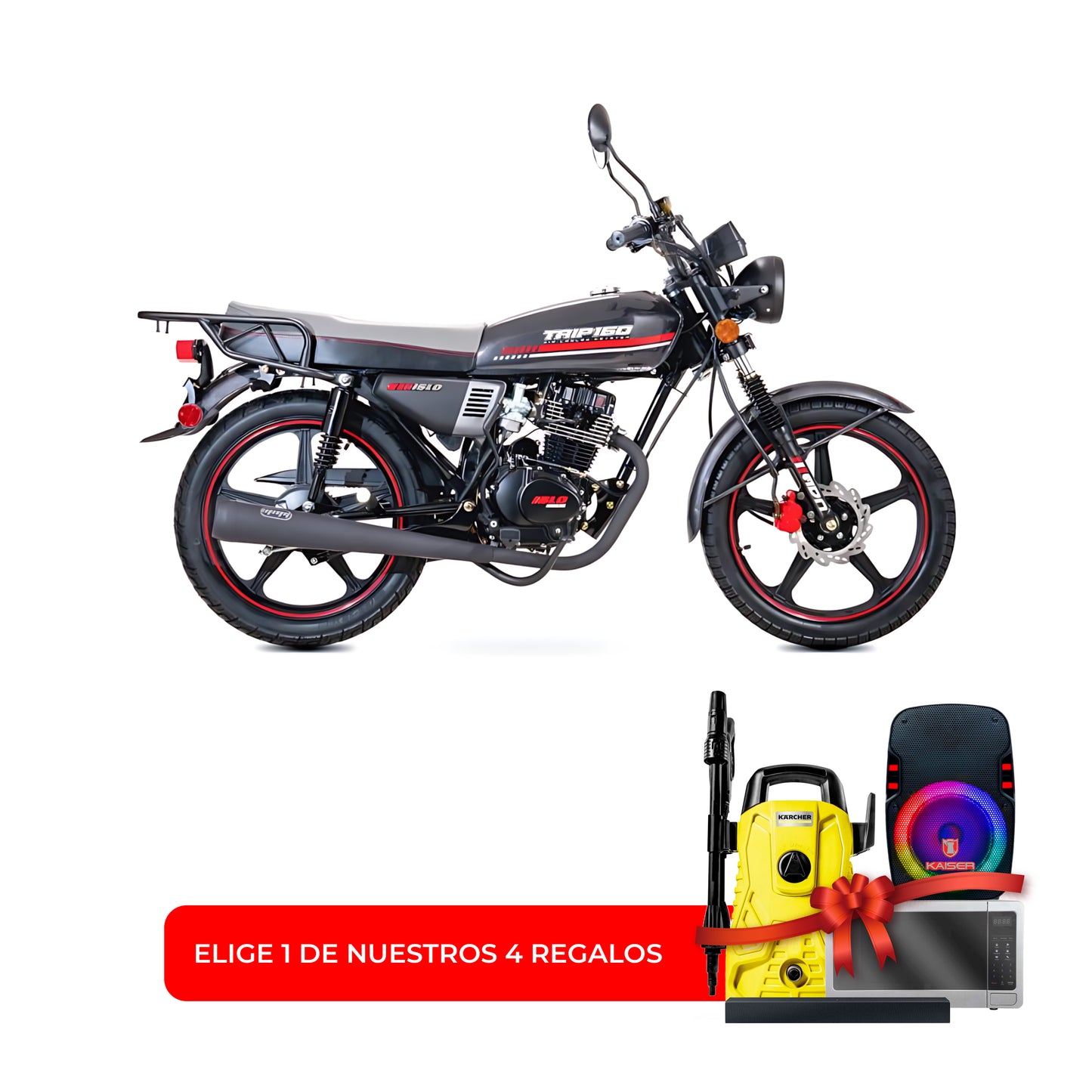 Motocicleta Islo Trip 150cc Manual Gris