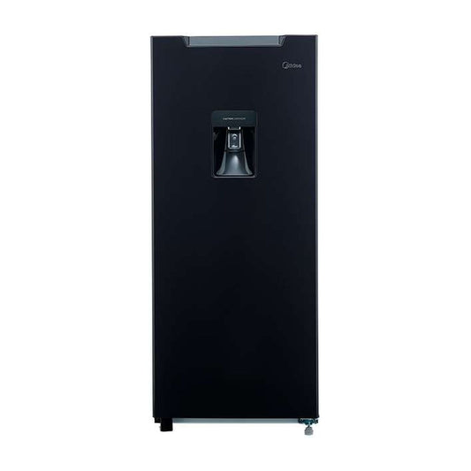 Refrigerador Midea 7 Pies Cúbicos Single Door con Despachador de Agua Negro MRD190CCDLSW
