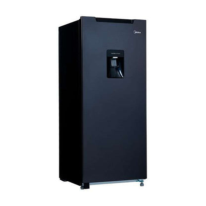 Refrigerador Midea 7 Pies Cúbicos Single Door con Despachador de Agua Negro MRD190CCDLSW