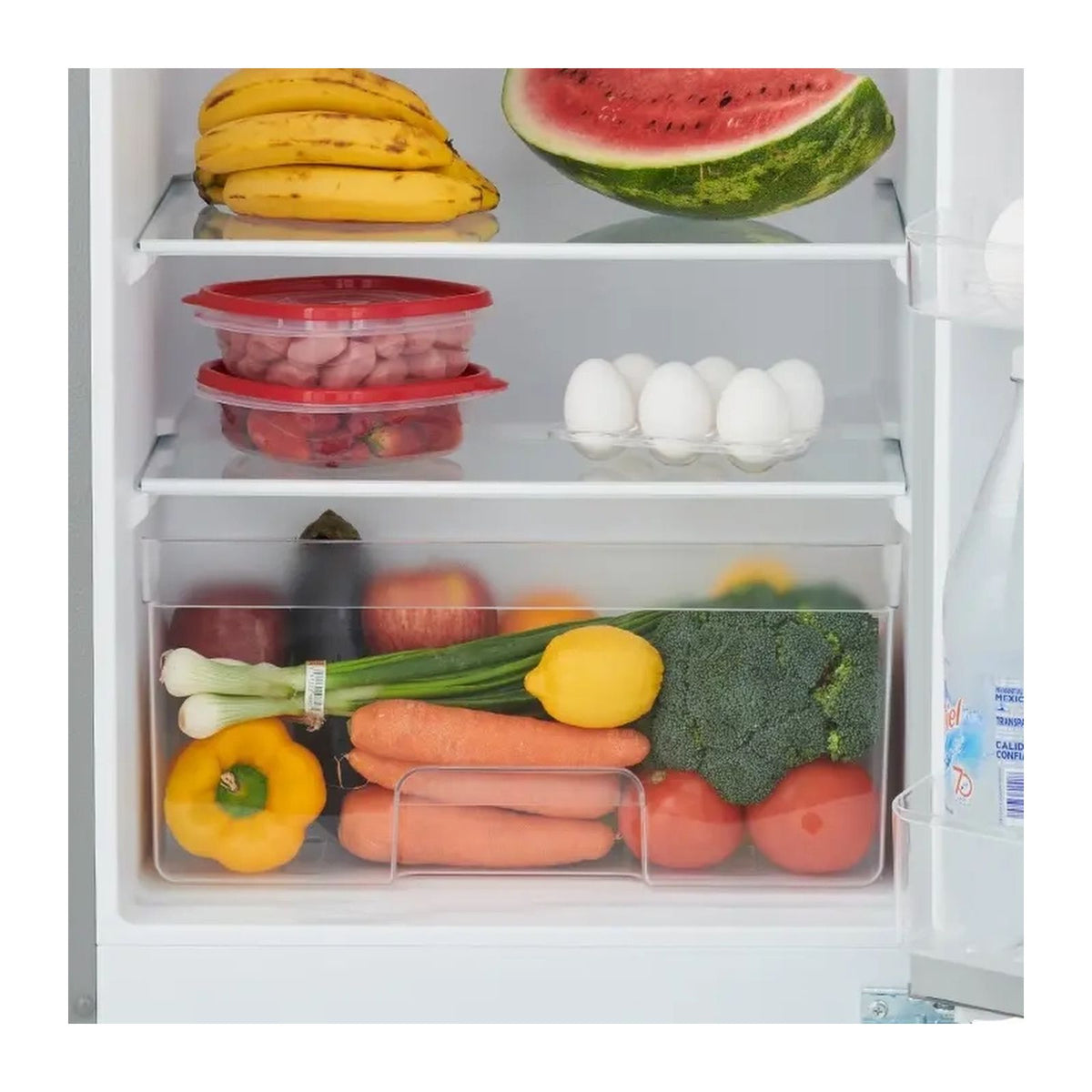 Refrigerador Midea 7 Pies Cúbicos Single Door con Despachador de Agua Negro MRD190CCDLSW