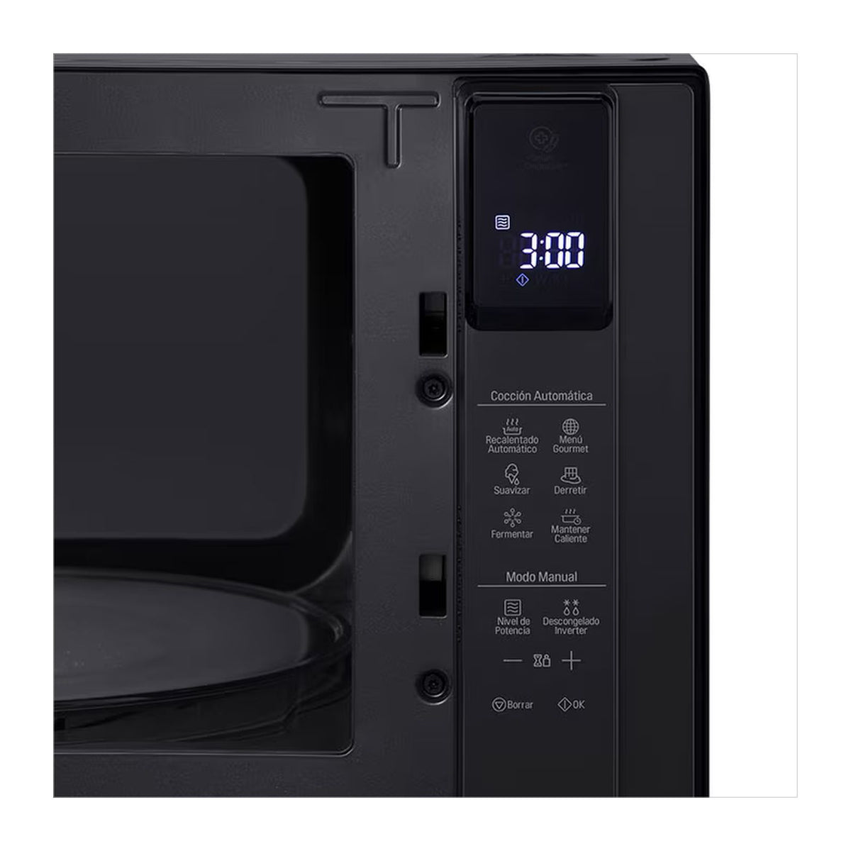 Horno de Microondas LG NeoChef 1.5 Pies Cúbicos Smart Inverter Negro MS1596DIB