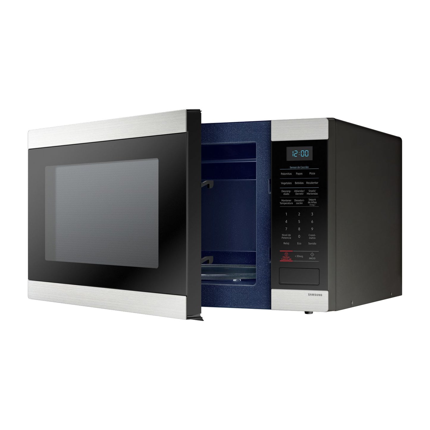 Horno de Microondas Samsung 1.9 Pies Cúbicos Gris MS19M8020AS