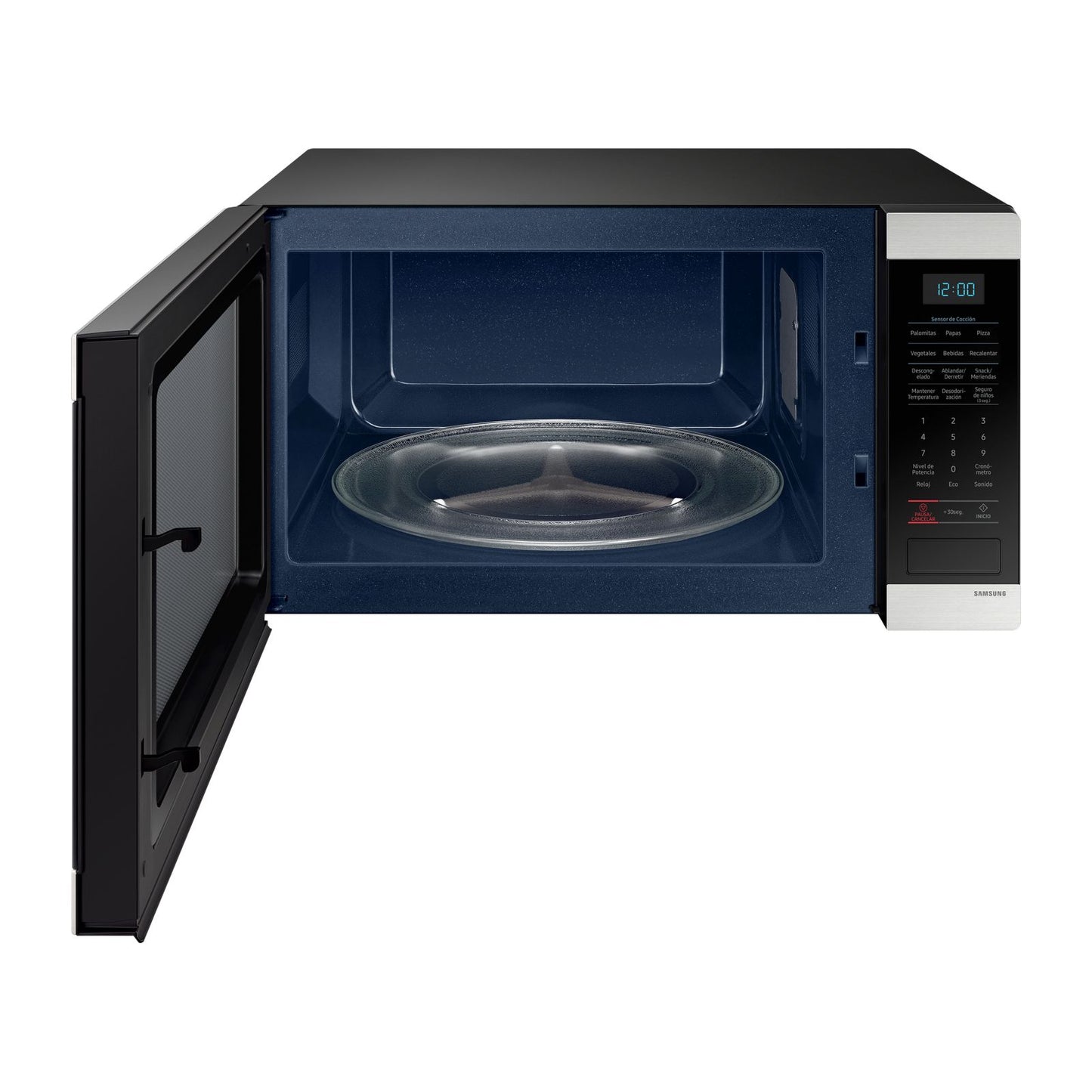 Horno de Microondas Samsung 1.9 Pies Cúbicos Gris MS19M8020AS