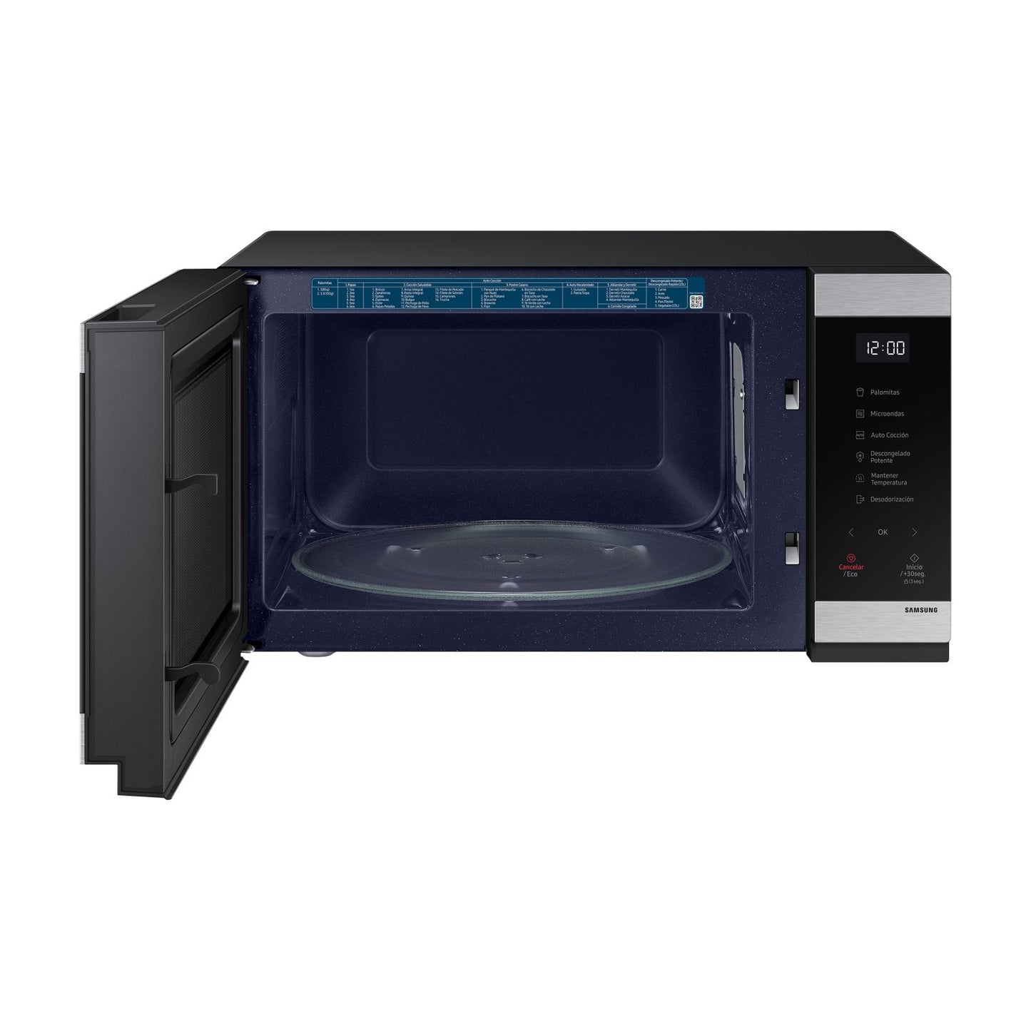 Horno de Microondas Samsung Power Defrost 1.4 Pies Cúbicos Negro MS40DG5505ATA