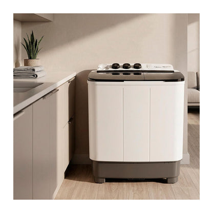 Lavadora Midea 11 Kilos Doble Tina Blanca MT100W110WG