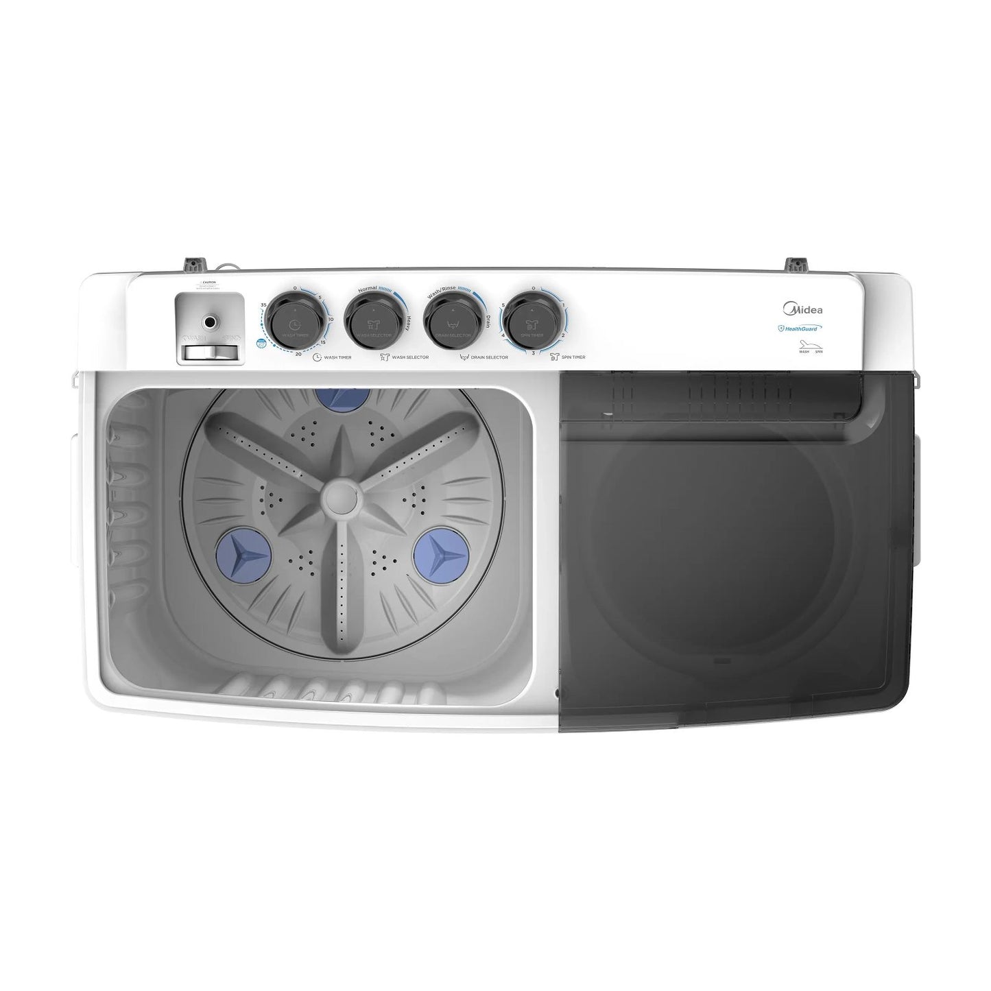 Lavadora Midea 17 Kilos Doble Tina Blanca MT100W170W