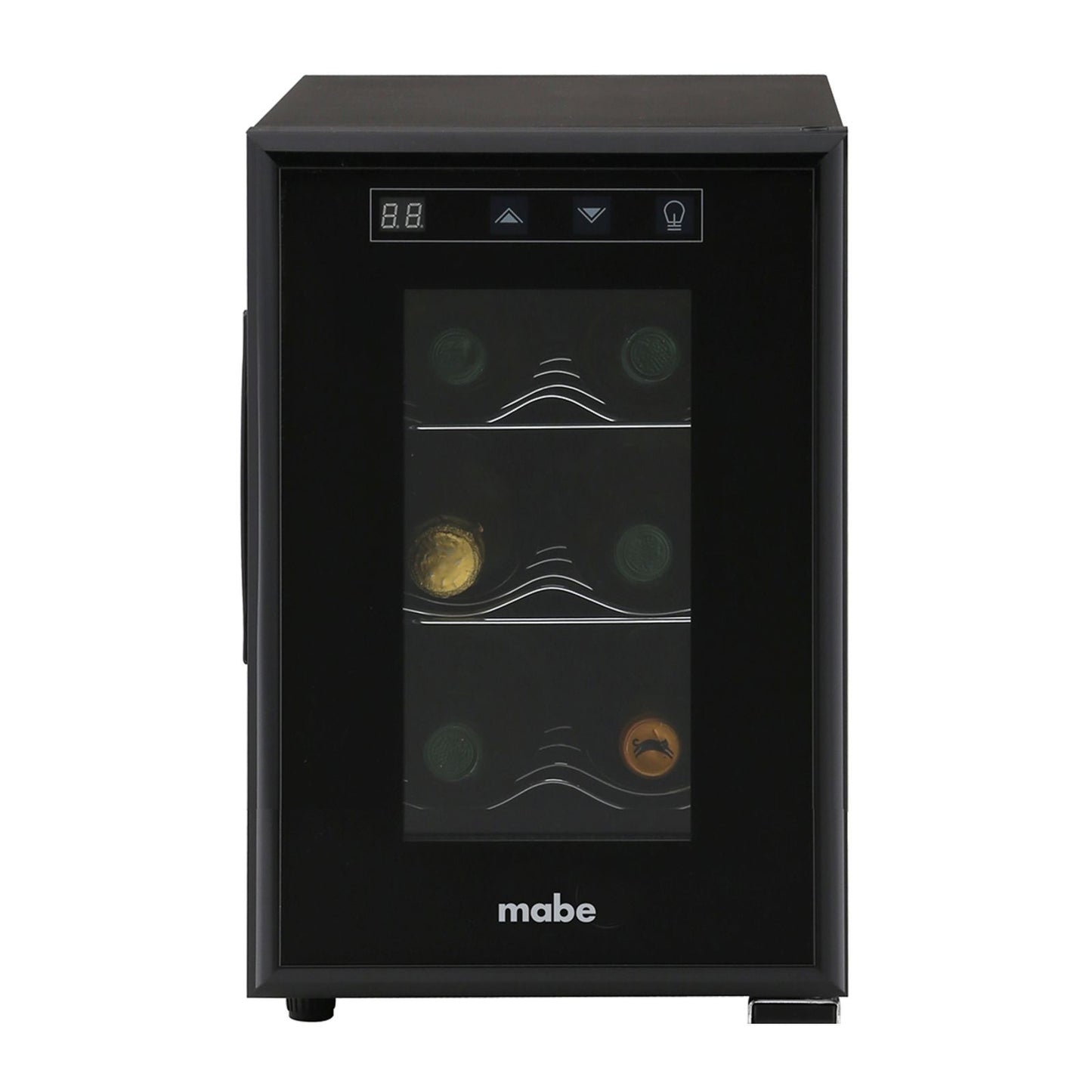 Cava Enfriador de Vinos Mabe 6 Botellas Negro MW6XDBB