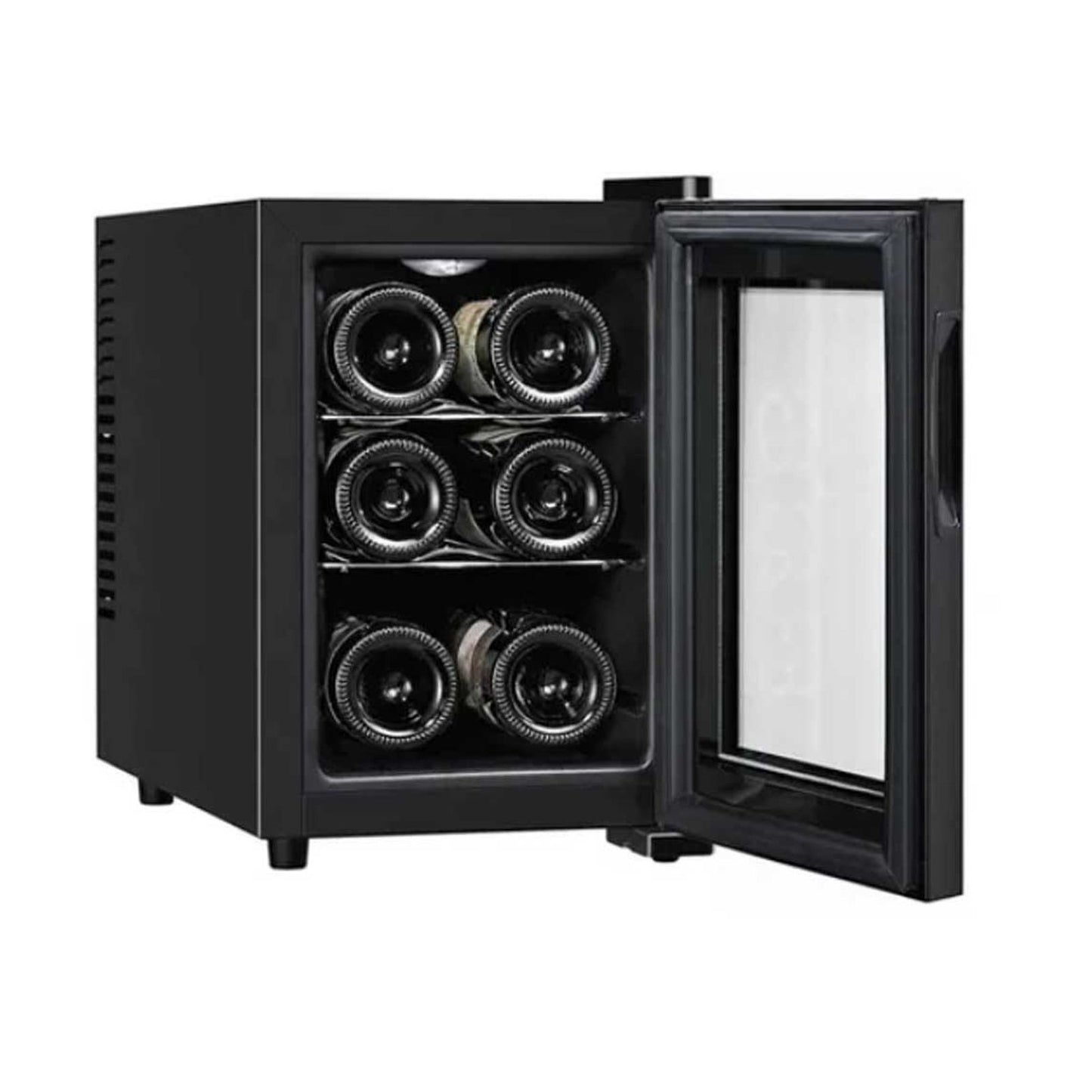 Cava Enfriador de Vinos Mabe 6 Botellas Negro MW6XDBB