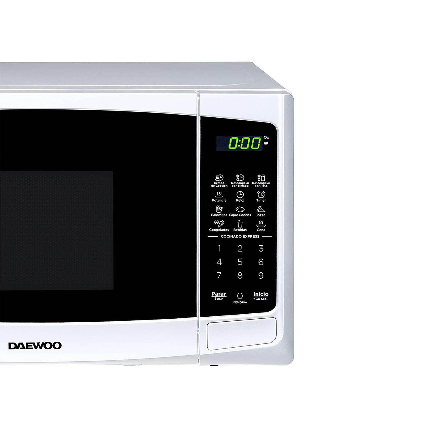 Horno de Microondas 1.1 Pies Cúbicos Daewoo DMDP11S2BG