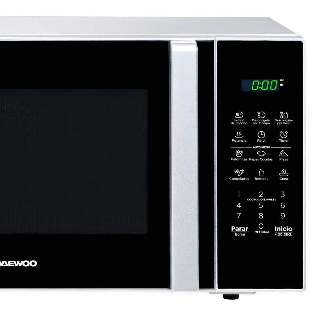 Daewoo Horno Microondas DMDXX11S2WW 1.1 Pies Cúbicos Plateado 1 pz - H-E-B  México