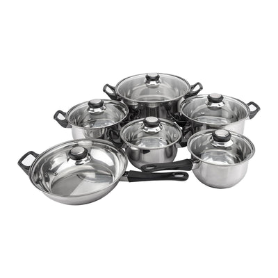 Batería de Cocina Magefesa Monterrey 12 Piezas Gris