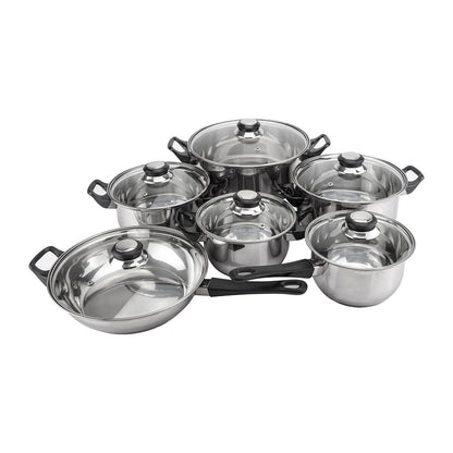 Batería de Cocina Magefesa Monterrey 12 Piezas Gris