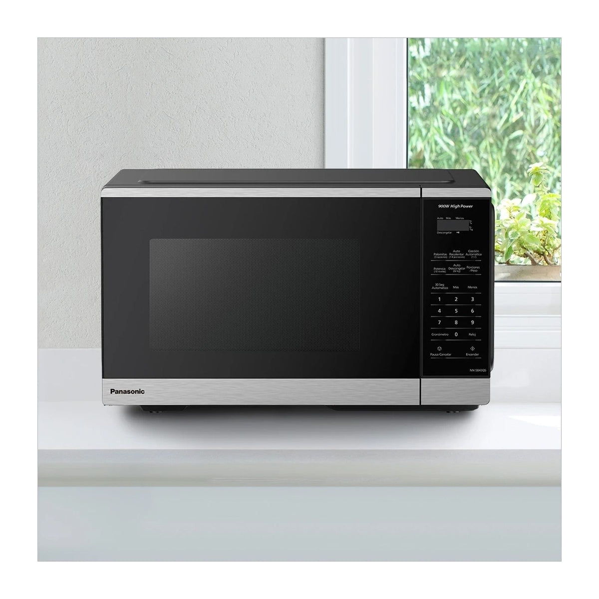 Horno de Microondas Panasonic 0.9 Pies Cúbicos Negro NN-SB43QSRPH