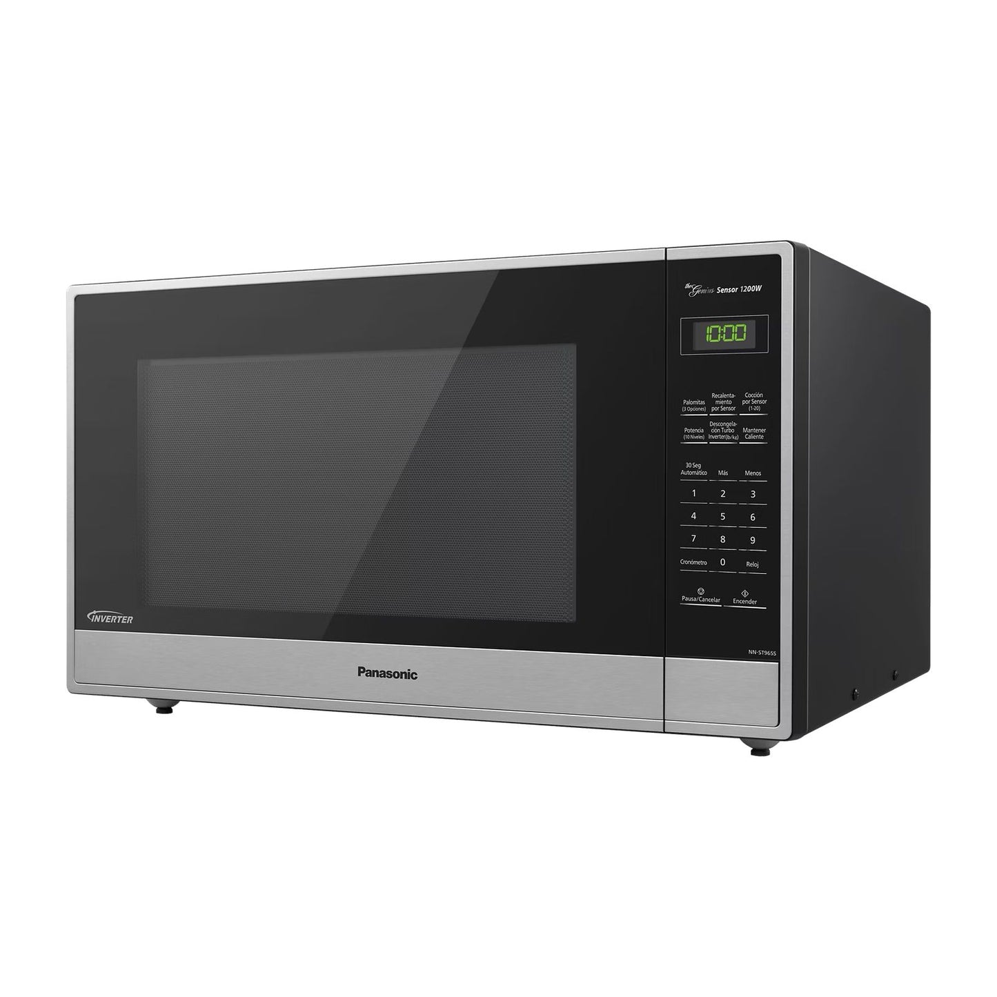 Horno de Microondas Panasonic 2.2 Pies Cúbicos Inverter Negro NN-ST965SRPH