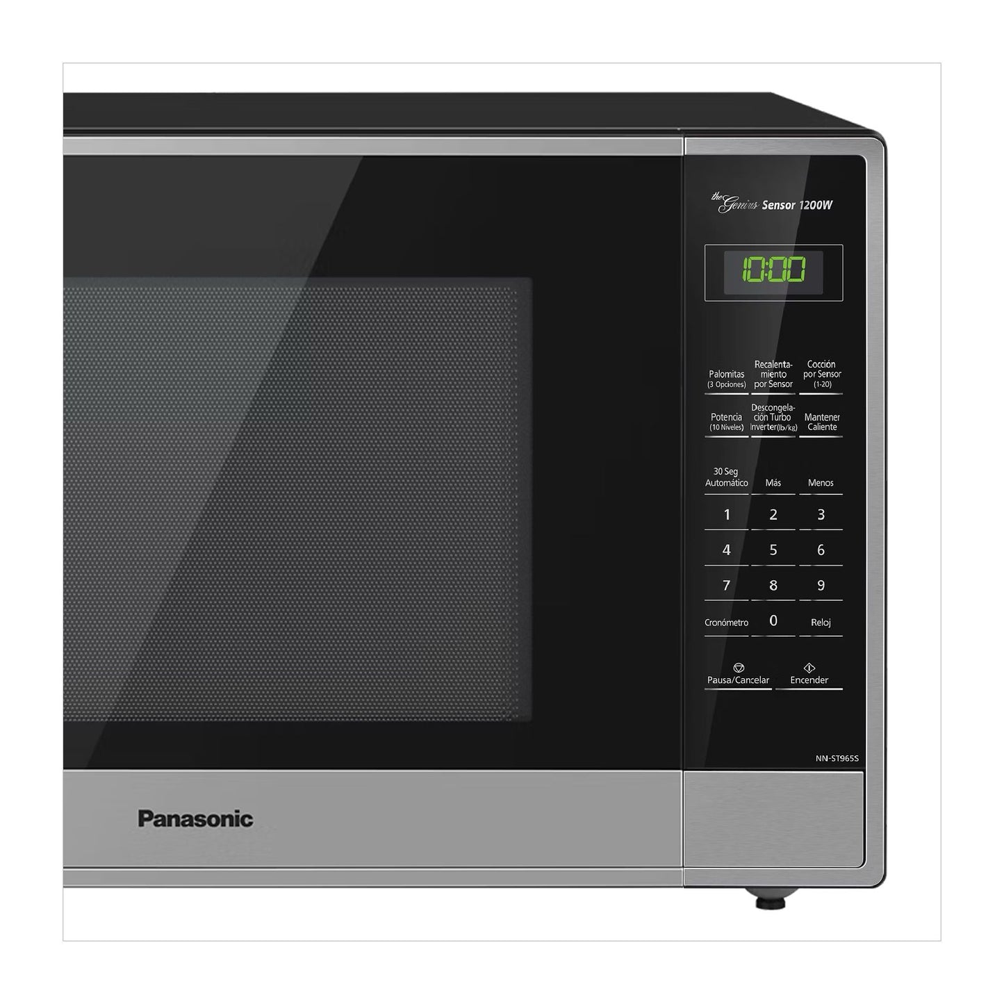 Horno de Microondas Panasonic 2.2 Pies Cúbicos Inverter Negro NN-ST965SRPH