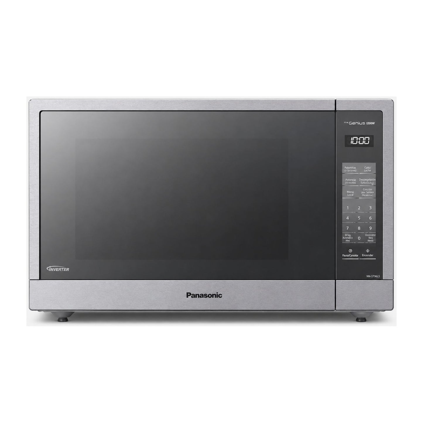 Horno de Microondas Panasonic 2.2 Pies Cúbicos Inverter Gris NN-ST96LSRPH