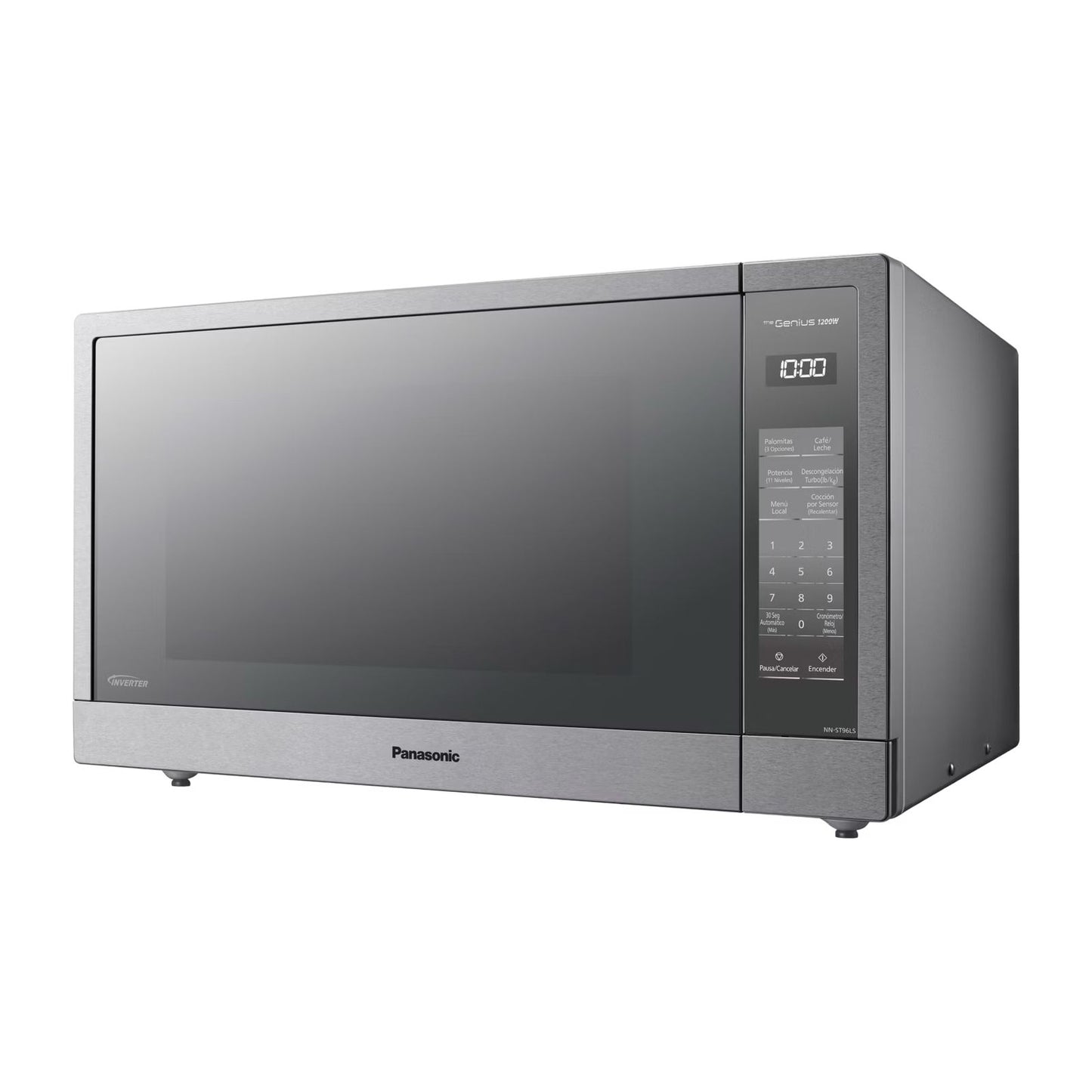 Horno de Microondas Panasonic 2.2 Pies Cúbicos Inverter Gris NN-ST96LSRPH