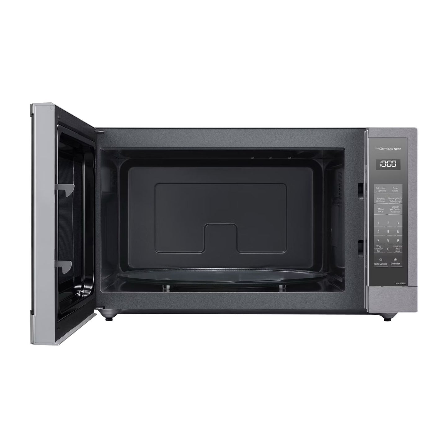 Horno de Microondas Panasonic 2.2 Pies Cúbicos Inverter Gris NN-ST96LSRPH