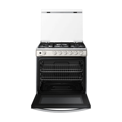 Estufa de Piso Samsung 30 Pulgadas 5 Quemadores Gris NX52T7422MS