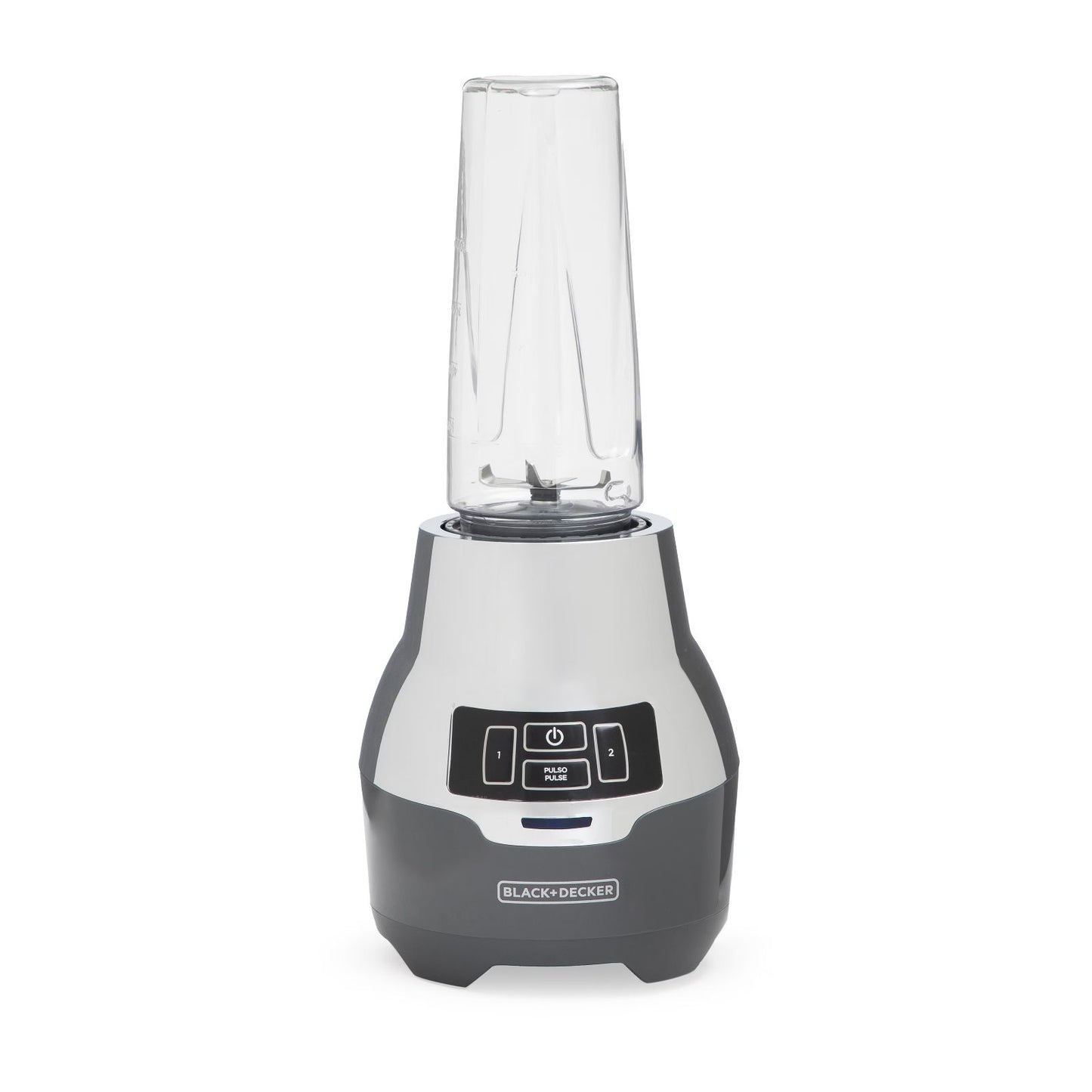 Licuadora Personal Black+Decker 4 Vasos de Plástico 500ml Gris PB2004G