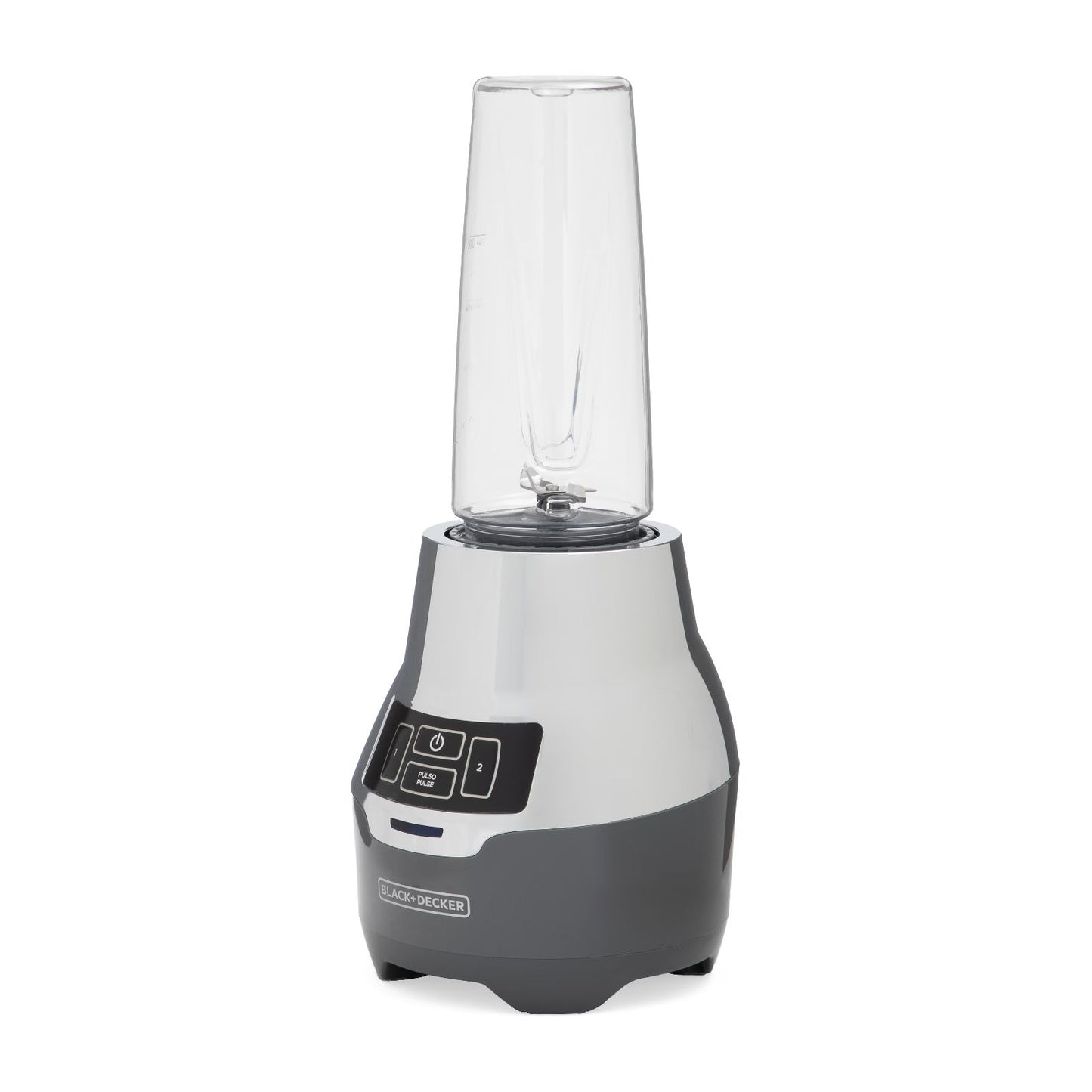 Licuadora Personal Black+Decker 4 Vasos de Plástico 500ml Gris PB2004G
