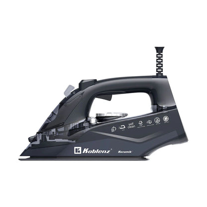 Plancha de Vapor Koblenz Secure Keramik Negra PKK-760-SG
