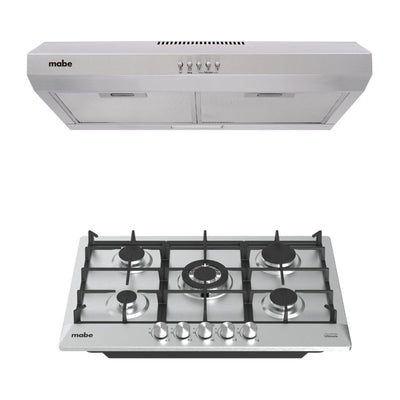 Combo Parrilla Empotrable 30 Pulgadas + Campana Mabe PM7650CM7640