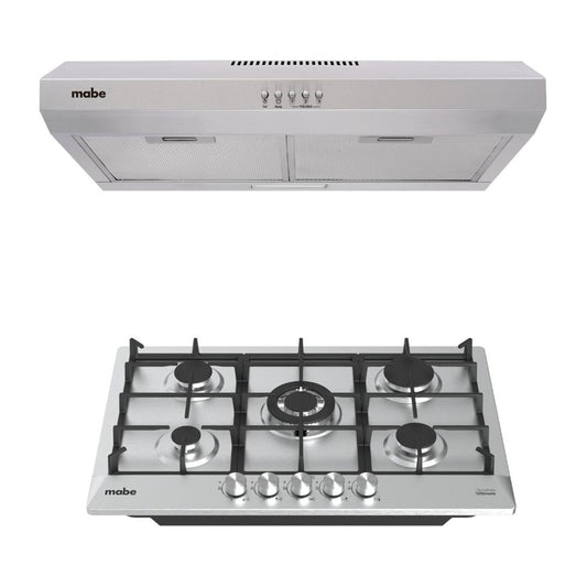 Combo Parrilla Empotrable 30 Pulgadas + Campana Mabe PM7650CM7640