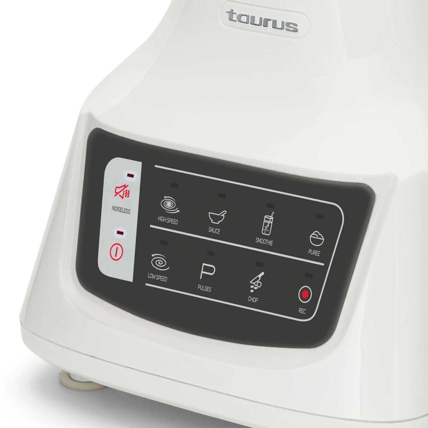 Licuadora Taurus Potenza Comfort Vaso de Vidrio 1.5 Litros Blanca