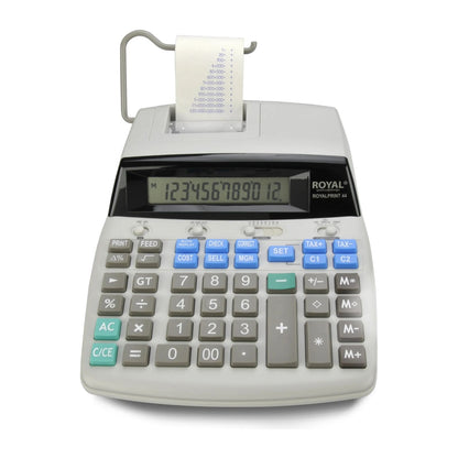Calculadora de Escritorio Royal con impresora de 12 Dígitos Print 44