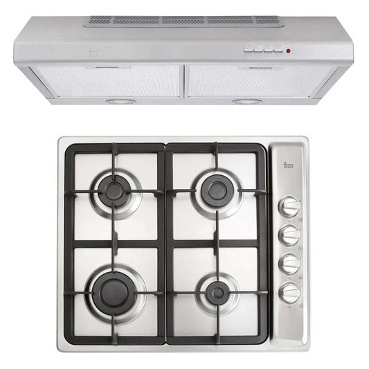 Combo Parrilla de Gas Empotrable + Campana Teka PLUS60MUNDIAL