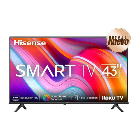 Televisión Pantalla 43 Pulgadas Hisense Roku TV FHD 43A4KR