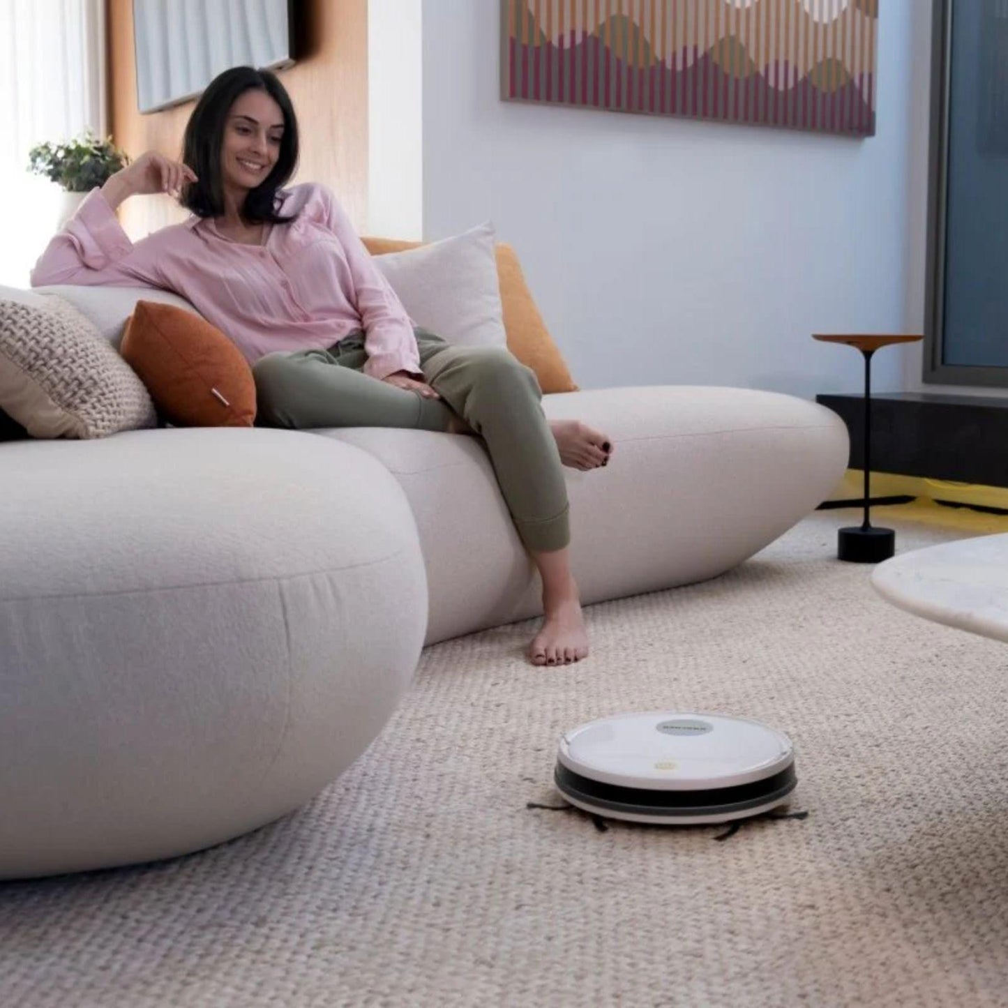 Aspiradora Robot Karcher RCV 1 Blanca