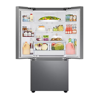 Refrigerador Samsung 22 Pies Cúbicos French Door 3 Puertas Despachador de Agua Gris RF22A4220S9/EM
