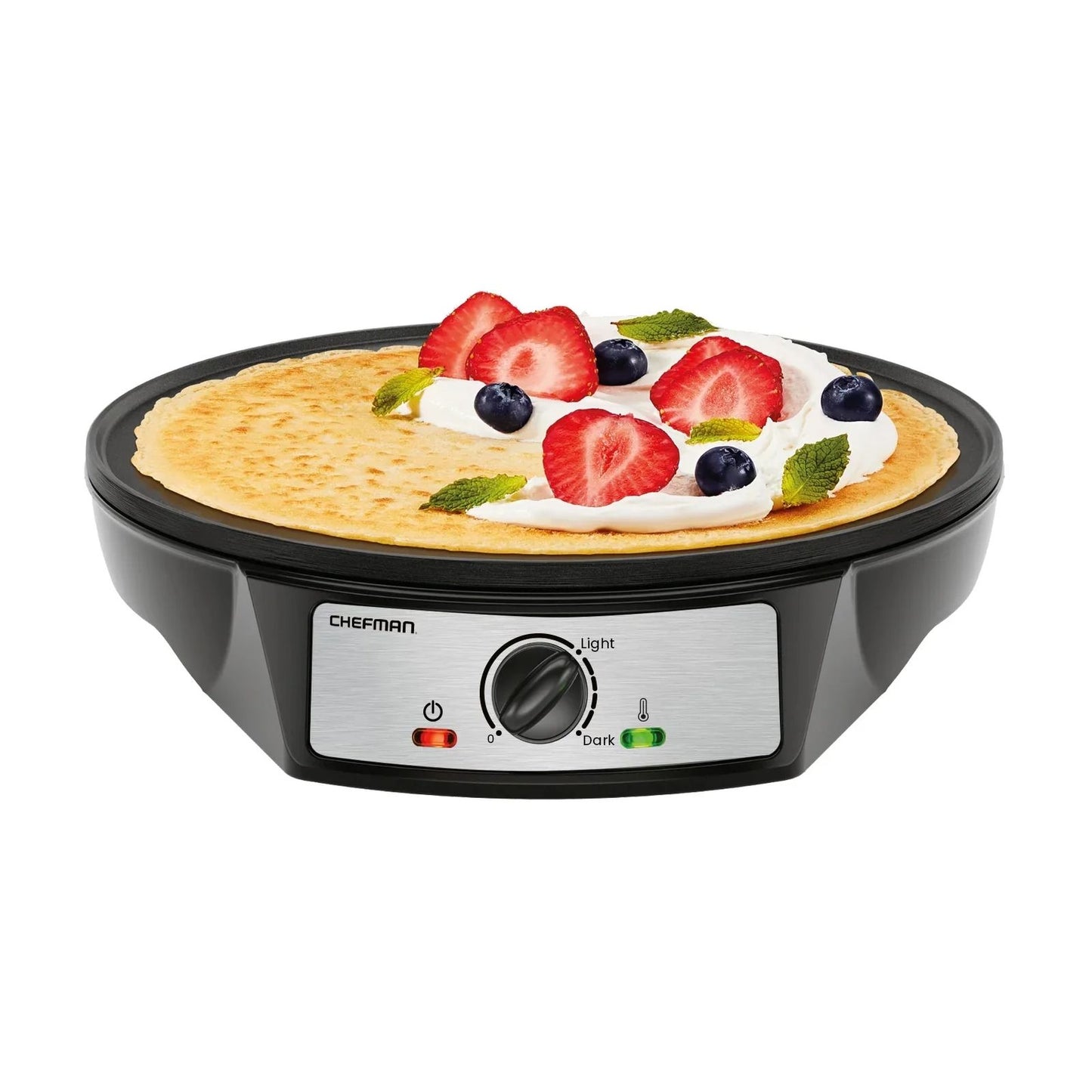 Crepera Eléctrica Chefman Negra RJ33-C-V2-MX