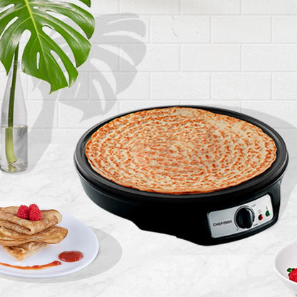Crepera Eléctrica Chefman Negra RJ33-C-V2-MX