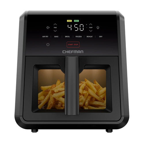 Freidora de Aire Chefman Turbo Fry 6.6 Litros Negra RJ38-7TW-MX