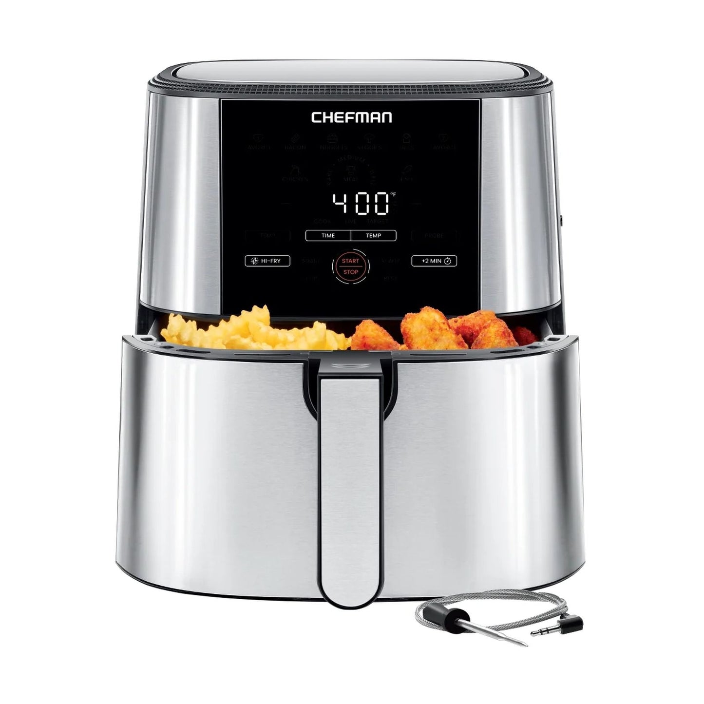Freidora de Aire Chefman ExacTemp 7.5 Litros Gris RJ38-SQSS-8T2P-D-MX