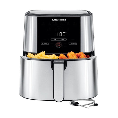 Freidora de Aire Chefman ExacTemp 7.5 Litros Gris RJ38-SQSS-8T2P-D-MX