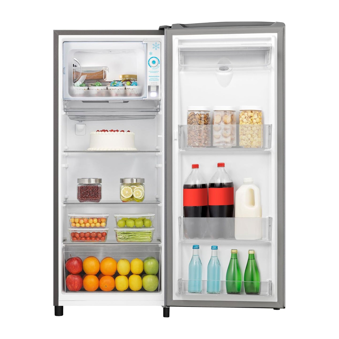 Refrigerador Hisense 7 Pies Cúbicos Gris RR63D6WGX