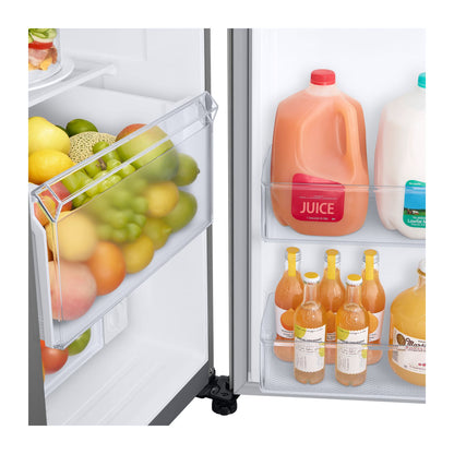 Refrigerador Samsung 22.8 Pies Cúbicos Side by Side Digital Inverter Gris RS23T5B00S9