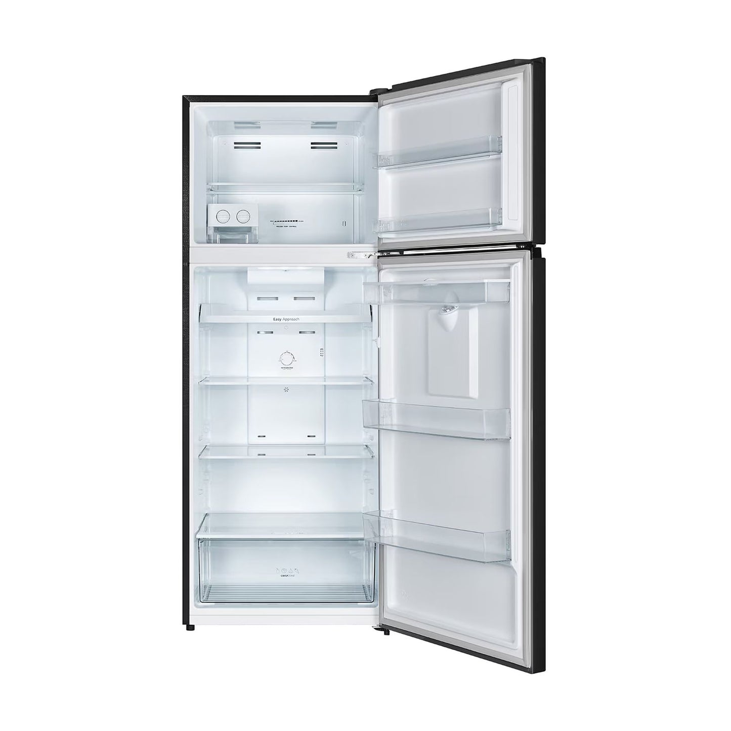 Refrigerador Hisense 14 Pies Cúbicos Top Mount con Despachador de Agua Negro RT14N6BDX