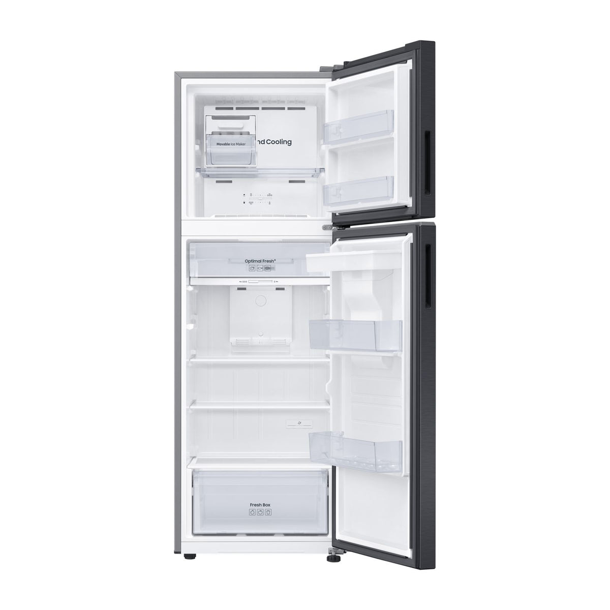 Refrigerador Samsung 11 Pies Top Mount con Despachador de Agua Digital Inverter Negro RT31DG5724B1