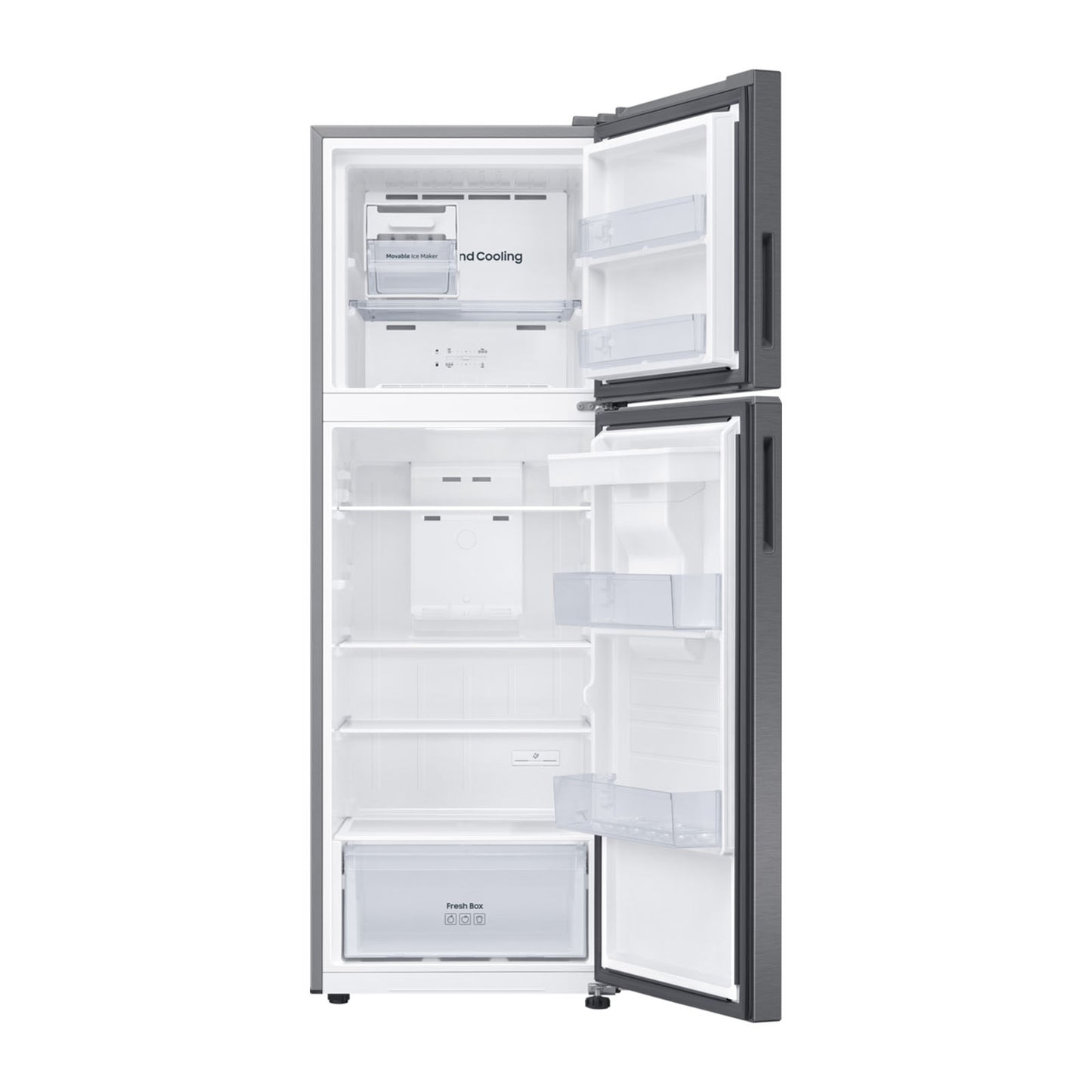 Refrigerador Samsung 12 Pies Cúbicos Gris AI Top Mount RT35DG5224S9